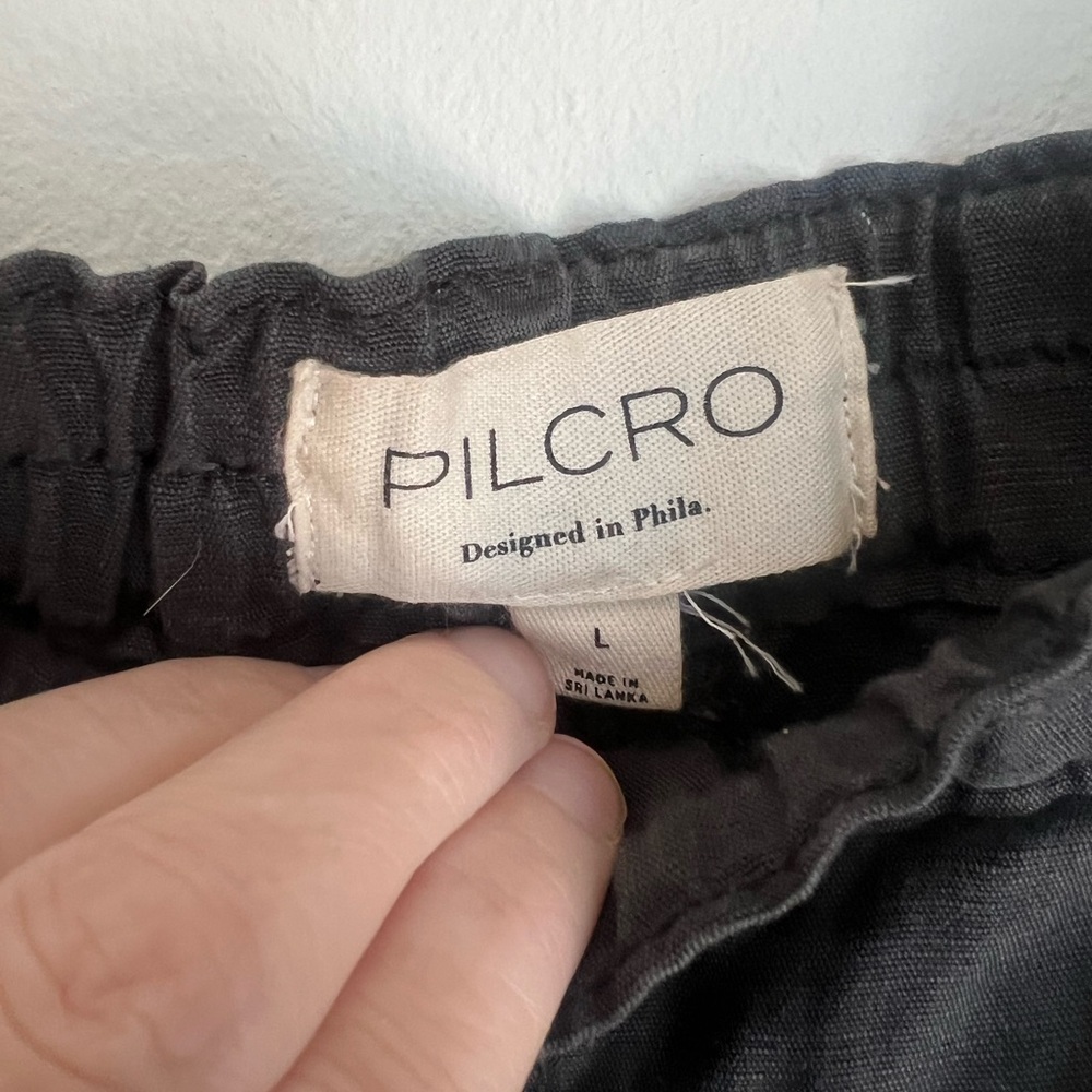 Anthropologie Pilcro Linen joggers size L - Picture 3 of 7